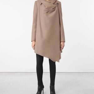 AllSaints City Monument Coat-Taupe (see actual photos for color)